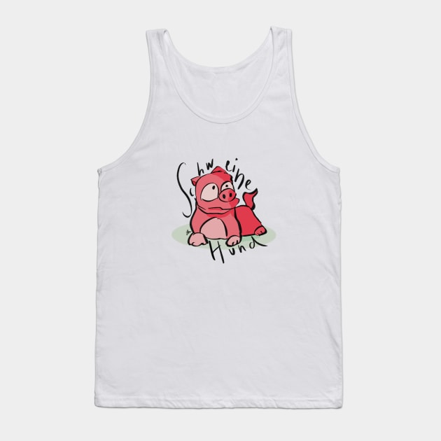 Schweinehund Tank Top by Merveille